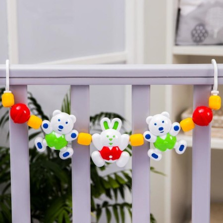Stretching on the stroller/crib "Forest Fairy Tale", 3 toys, Aelita-3