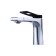 Bronze de Luxe ELEMENT EL02XCB sink mixer, pour 130 mm, brass, chrome/black