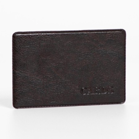 Cover for travel ticket, brown color