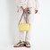 Bag Cross-Bodi with a zipper, yellow color