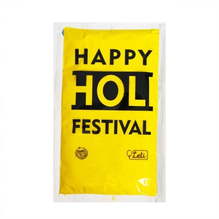 Holi paint, yellow color, 100 g-3