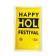 Holi paint, yellow color, 100 g