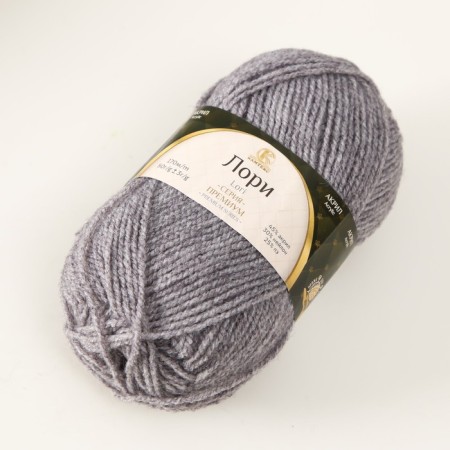 Lori yarn 45% acrylic, 30% nylon, 25% PE 170m/50g (169 - gray)-1