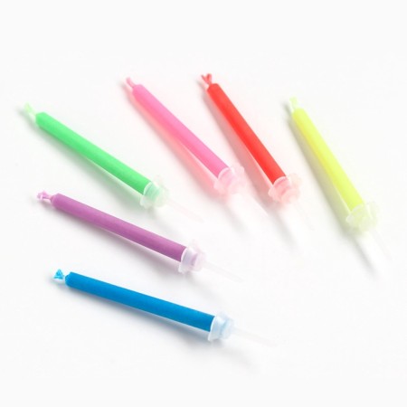 Set of candles in a cake 6 pieces, with a colored flame, My Little Pony-2