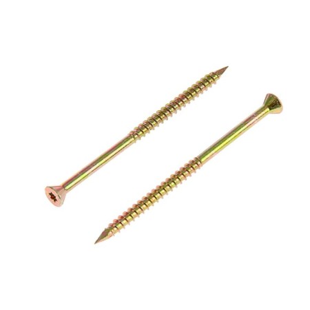 Finishing self -tapping infix, 4x70 mm, hide, Torx15, yellow zinc, 200 pcs