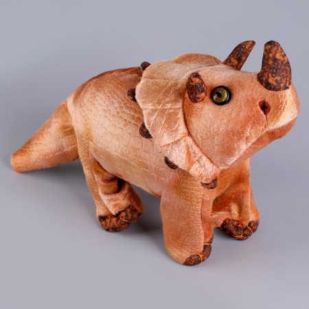 Soft musical toy "Dinosaurus", 42 cm, beige color-5