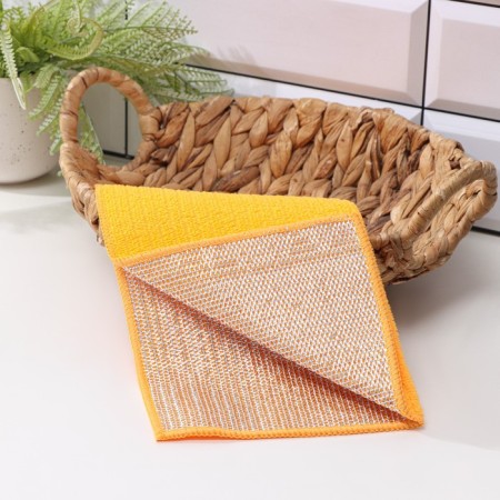 Microfiber napkin of complex contaminants of the share, metal abrasive, color mix-3