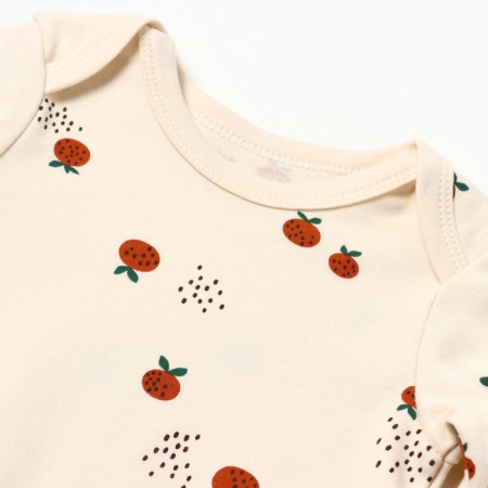 Body with DL. Sleeve Kroshka I oranges p. 62-68, milk-5