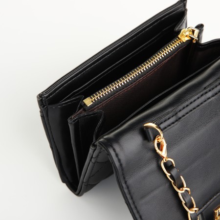 Women's bag, Messenger on Magnet, Black Color-5
