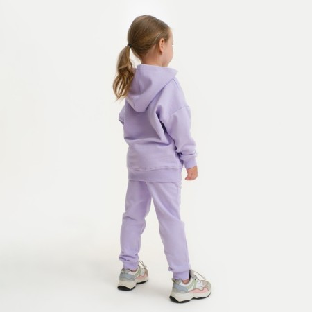 Костюм для девочки (худи, брюки) KAFTAN "Basic line", размер 32 (110-116), цвет лиловый-2