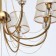 Chandelier "Federica", 8x40W E14, color gold