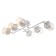 Camelia chandelier 6he27 40W white-gold 70x47x27 cm Bayerlux