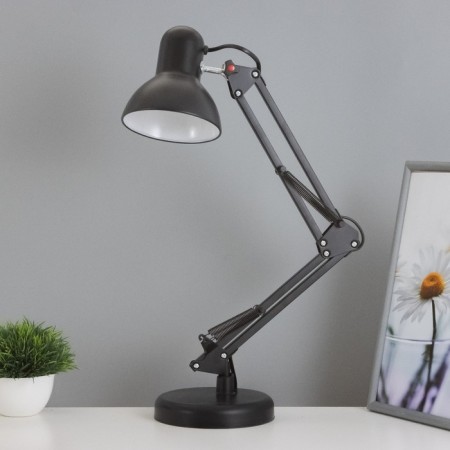 Desktop lamp E27, h = 55 cm, hinge black risalux