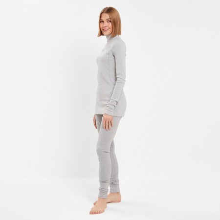 Women's thermal underwear (longshit, leggings) minku color gray melange, size 42-6