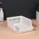 Organizer for storing cosmetic supplies "Prestige", 2 sections, 23 × 16.1 cm, white color