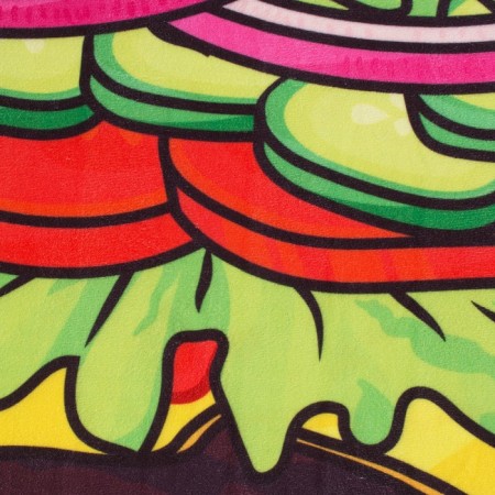 Beach towel "Hamberger", 134 × 150 cm, 100 % p/e-1