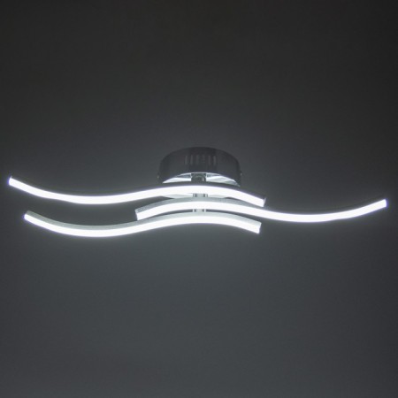 Causte "Waves" LED 18W 6000k Chrome 60x14x9 cm Bayerlux-2