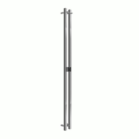 Terminus duo electric heated towel rail "Prof", 1600x110 mm, chrome-1