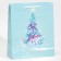 Laminated vertical "Christmas tree", ML 21 x 25 x 8 cm, New Year
