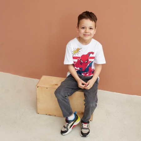 T-shirt Children's Spider-Man, height 110-116, white-3