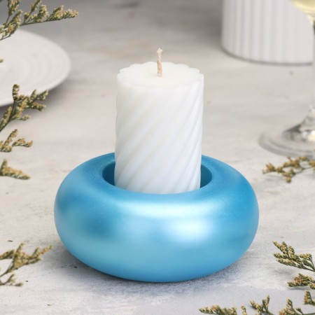 Complementary "Complete. Marble" from gypsum large, 11x5cm, blue