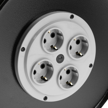An extension cord 50 m, 16 A, 250 V, IP20, PVS 3x2.5, frame metal-1