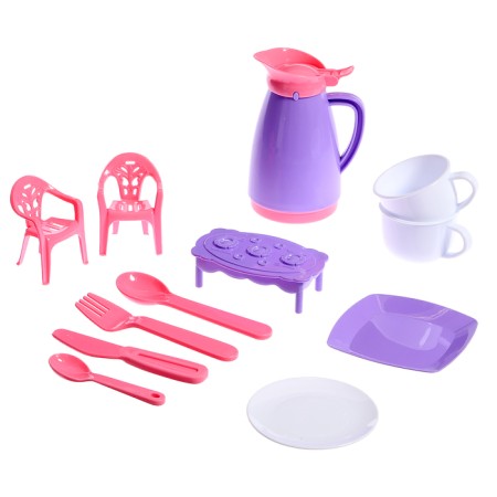 A set of game dishes, in a package-1
