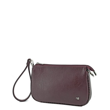 Cross-Bodi bag, lightning department, burgundy color 16x25x3cm