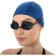 Bradex swimming cap, textile coated, blue