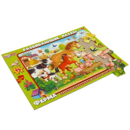 Puzzle in the frame "Farm"-1