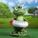 Garden figure "Frog Quarry" 42x22x24cm