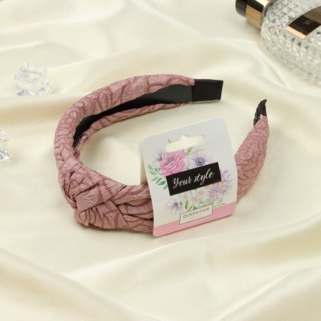Hair rod "Rose" 2.5 cm, pink-1