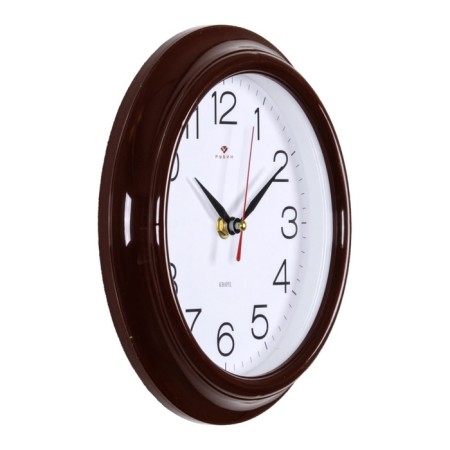 Watch wall, interior "ruby", d-21 cm, brown case-3