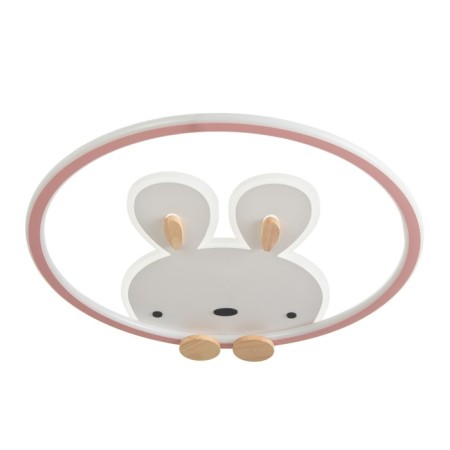 Lamp "Bunny" LED 124W pink-white 53x51x5.5 cm Bayerlux-5