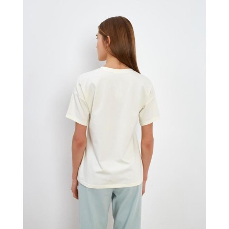 Women's T-shirt Minaku Regular Fit: White color, rr 48-1