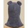 Children's hat, size 53-54, gray color