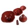 Plastic flowerbed, 3 tiers, d = 27–40–55 cm, h = 90 cm, brown, "waterfall"