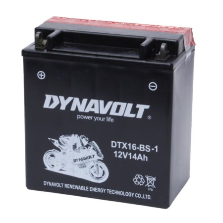 Dynavolt DTX16-BS-1, 12V, AGM, line, 230 A, 150 x 87 x 159