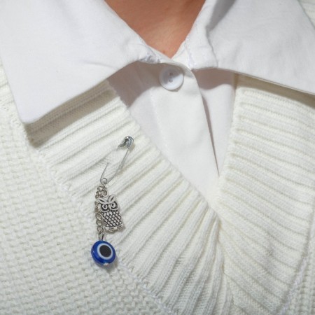 Bulak-re-ruler "Good luck on the road", 6 cm, blue color in silver-4
