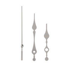 A set of 3 arrows for 50/75/77 mm watches, packing 10 pcs, silver