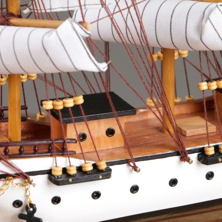 The ship "Bonavventer" with white sails, the White Corps, 49*10*43cm-4