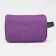 Lightning cosmetic bag, external pocket, lilac color