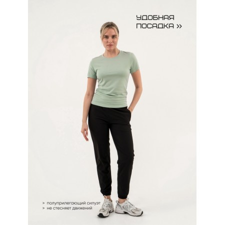 Women's trousers Resport, p. 48, black color, sports-1