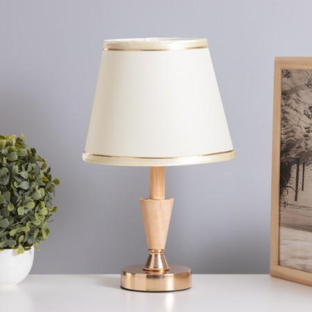 Table lamp "Vera" 1x40W E27 gold/brown 21x21x35cm