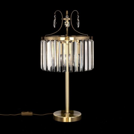 Lapel -Decorative lamp Citilux "Inga" CL335833 27x27x56 cm, 3x60W, E14, brown color-1