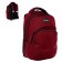 Youth backpack, 44 x 29 x 12 cm, ergonomic back, stavia "style" burgundy