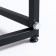 Dublin stool, collapsible, black coffee