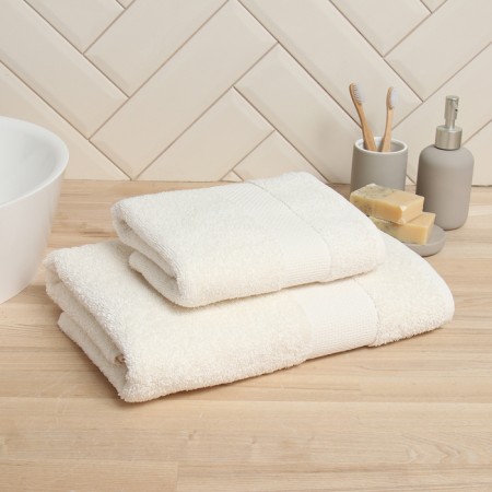 Trush towel Lovelife "Tenderness" 50*90 cm, col. White, 100% cotton, 450 g/m2