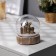 LED figure "Ball with a deer" 8 × 8.5 × 8 cm, wood, plastic, batteries AG13x3, glow warm white