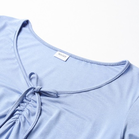 Minaku shirt minaku, Blue color, size 44-1